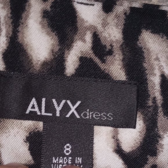 ALYX Dress Animal Print Size 8 New With Tags - Picture 2 of 3
